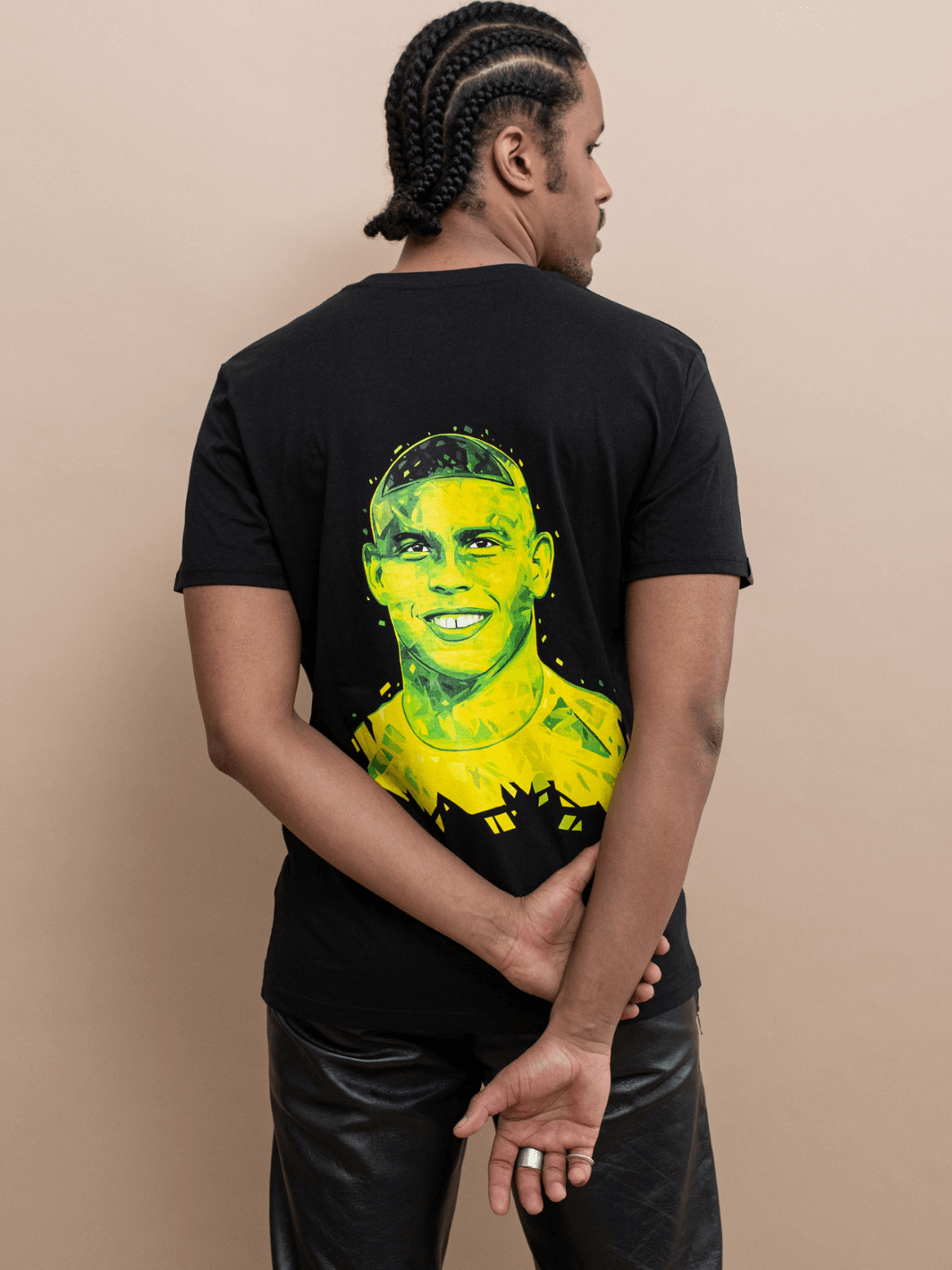 T-shirt nera Ronaldo il Fenomeno Limitlex.