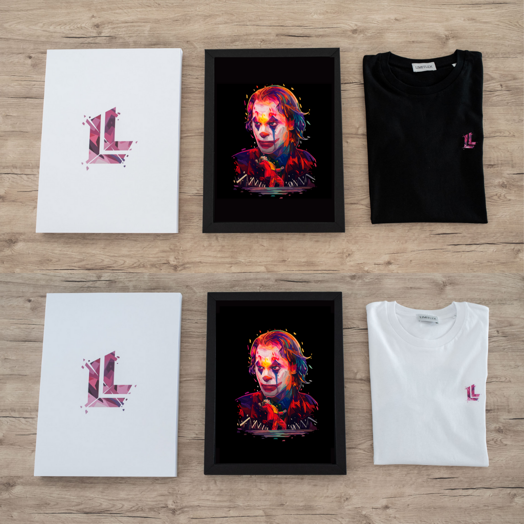Packaging Limitlex per t-shirt Joker.