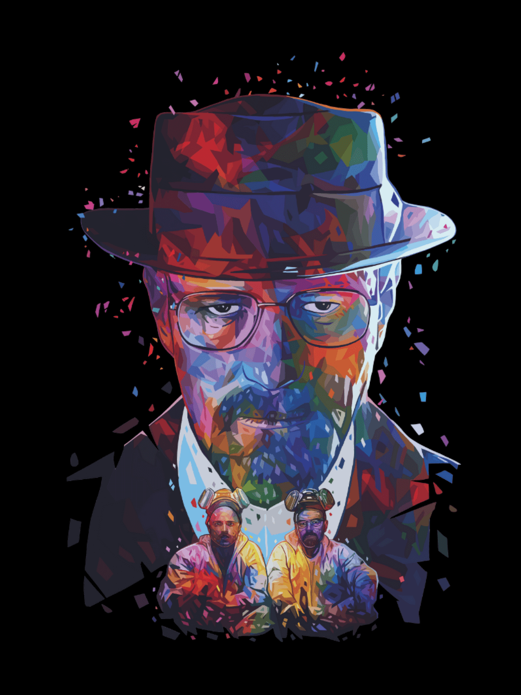Grafica Breaking Bad Heisenberg by Alessandro Pautasso.