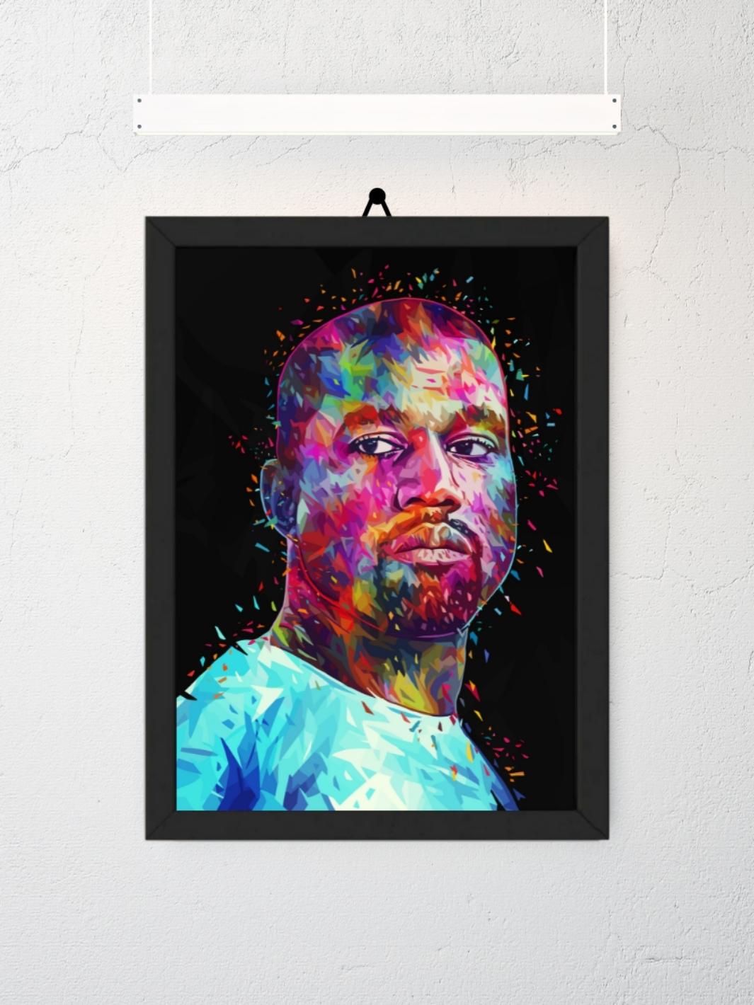 Poster Kanye West by Alessandro Pautasso.