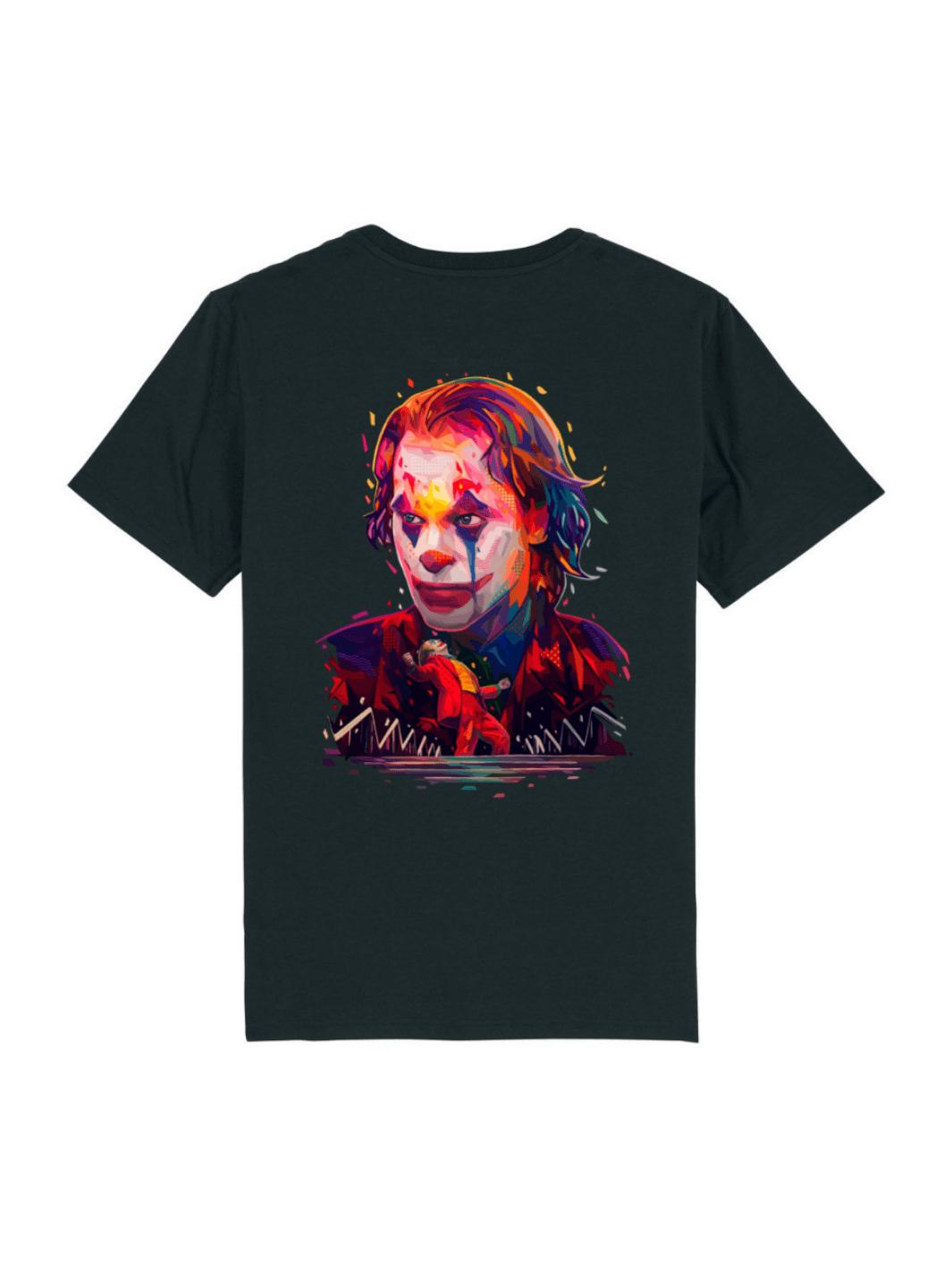 T-shirt nera Limitlex stampa Joker.