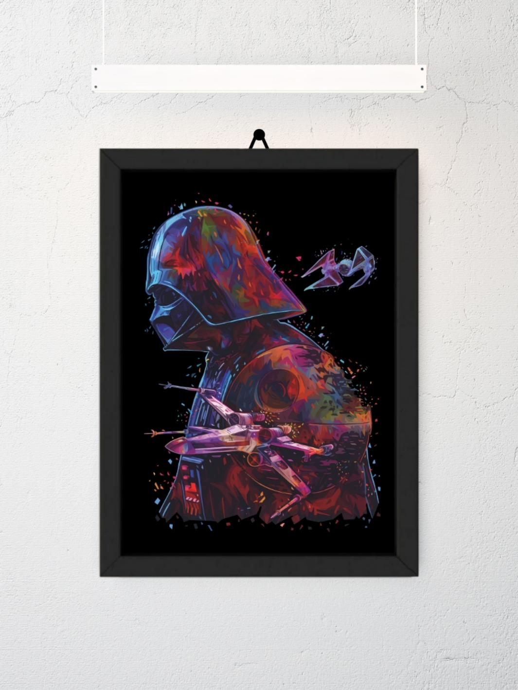 Poster Dart Vader Star Wars by Alessandro Pautasso.