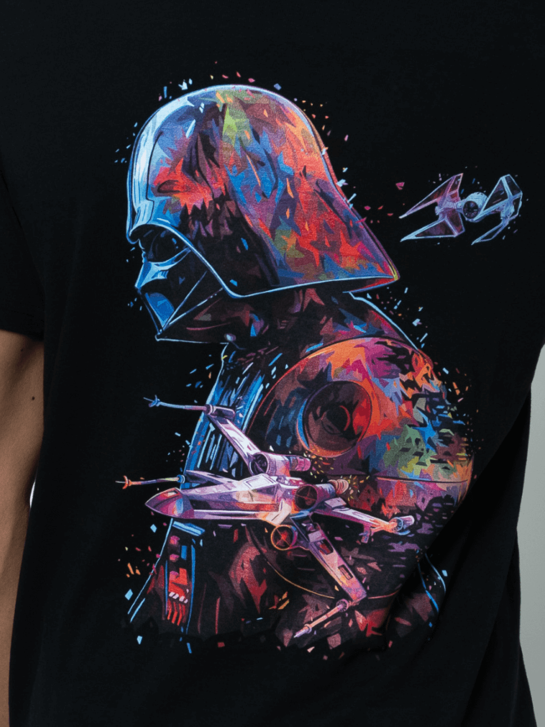 T-shirt nera Limitlex con stampa Star Wars.